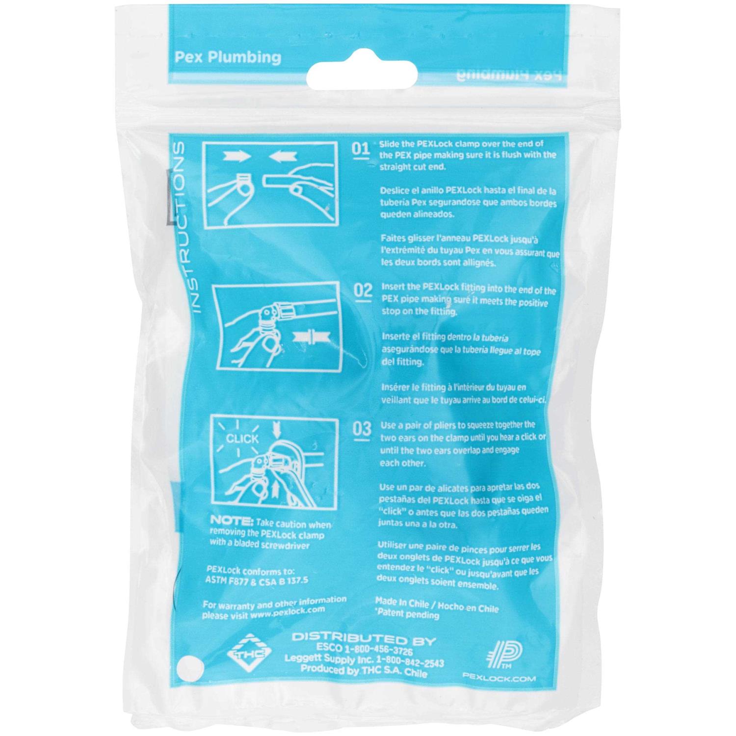 Flair-It Pexlock 30785 Pipe Elbow 1/2 in MPT x FPT - Cheap Fitting