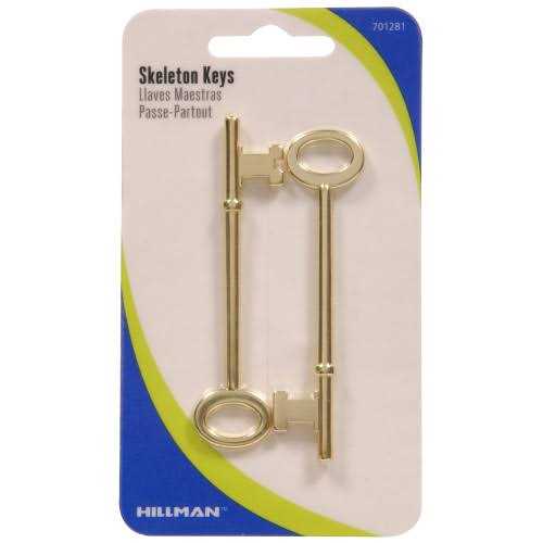 Hillman 701281 Skeleton Key - Cheap Fitting