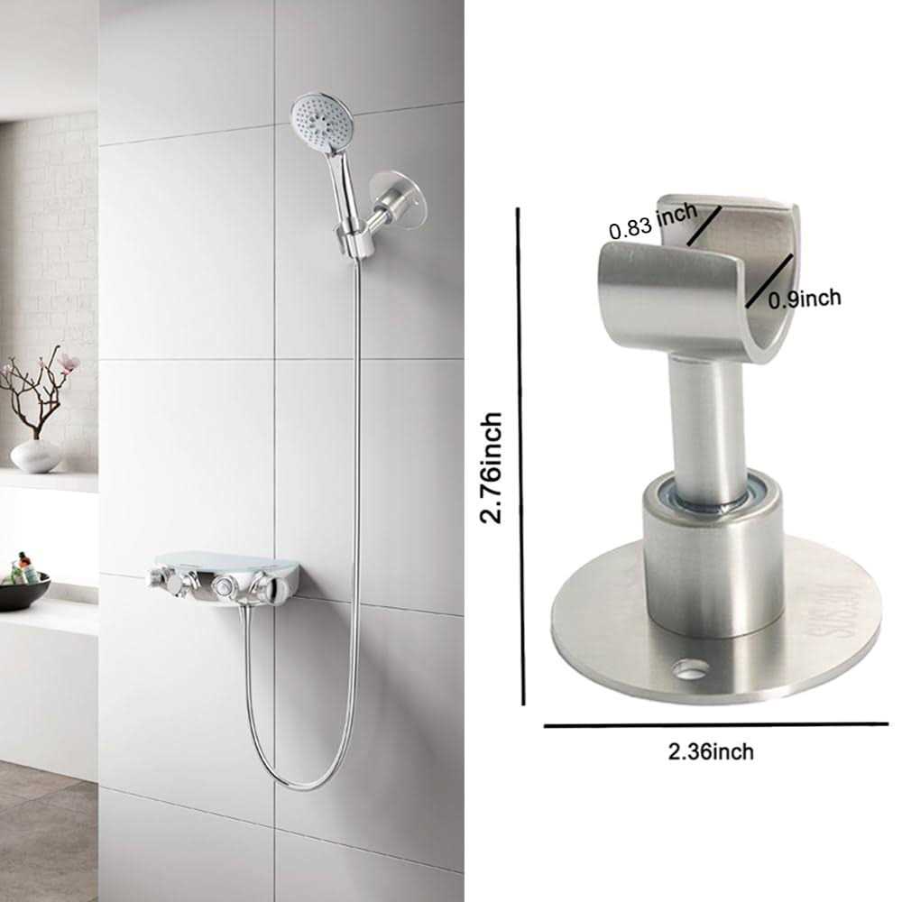 Lokyanwin Shower Head Holder,360Adjustable Stainless Steel Handheld Shower Head - Cheap Fitting