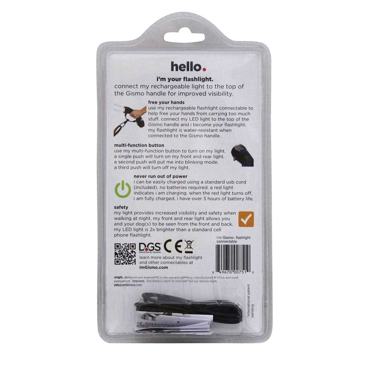 I’m Gismo Flashlight Connectable Dog Gone Smart - Cheap Fitting