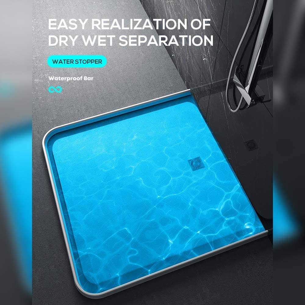 Hi-na 3ft/5ft/6ft/8ft10ft Collapsible Shower Threshold Water Dam Watei Barrier For Shower and Water Stopper Keeps Water Inside Water Threshold - Cheap Fitting