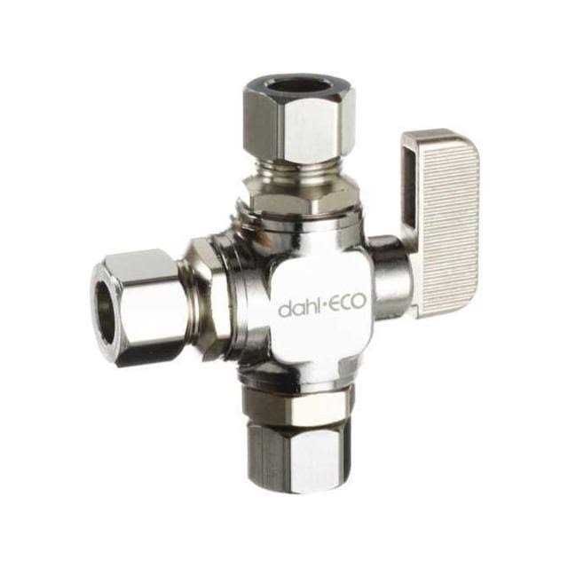 Dahl Retro-fit Ball Valve Stop 3/8 O.D. Female x 3/8 O.D.’ Lead Free - Cheap Fitting