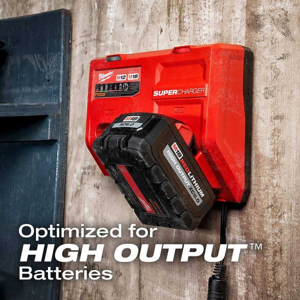 Milwaukee M12 and M18 12-Volt/18-Volt Lithium-Ion Multi-Voltage Super Charger Battery Charger Battery Pack - Cheap Fitting