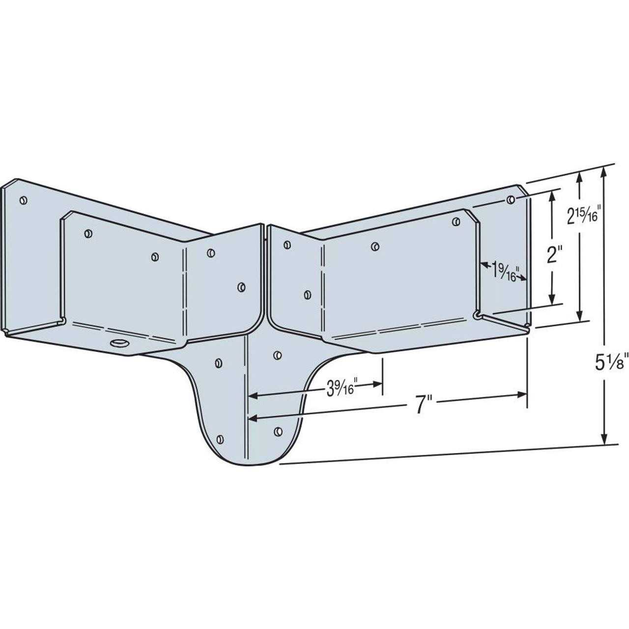 Simpson Strong-Tie RTC42 Rigid Tie Corner Connector - Cheap Fitting