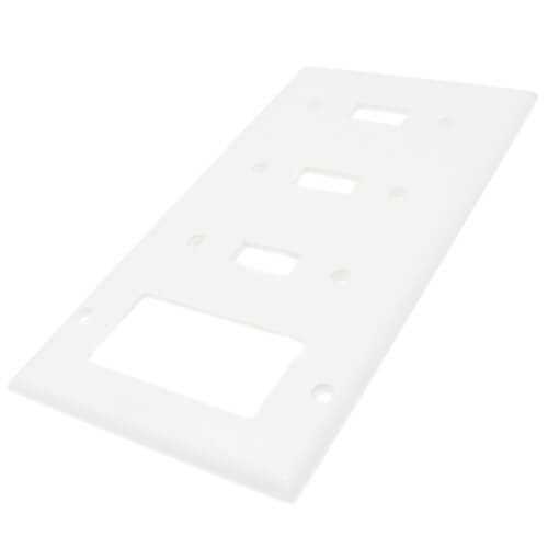 Pass & Seymour SP326W 4-Gang Combination Wall Plate - Cheap Fitting