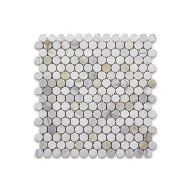 Calacatta 12 x 11 Marble Mosaic Tile Marble Online - Cheap Fitting