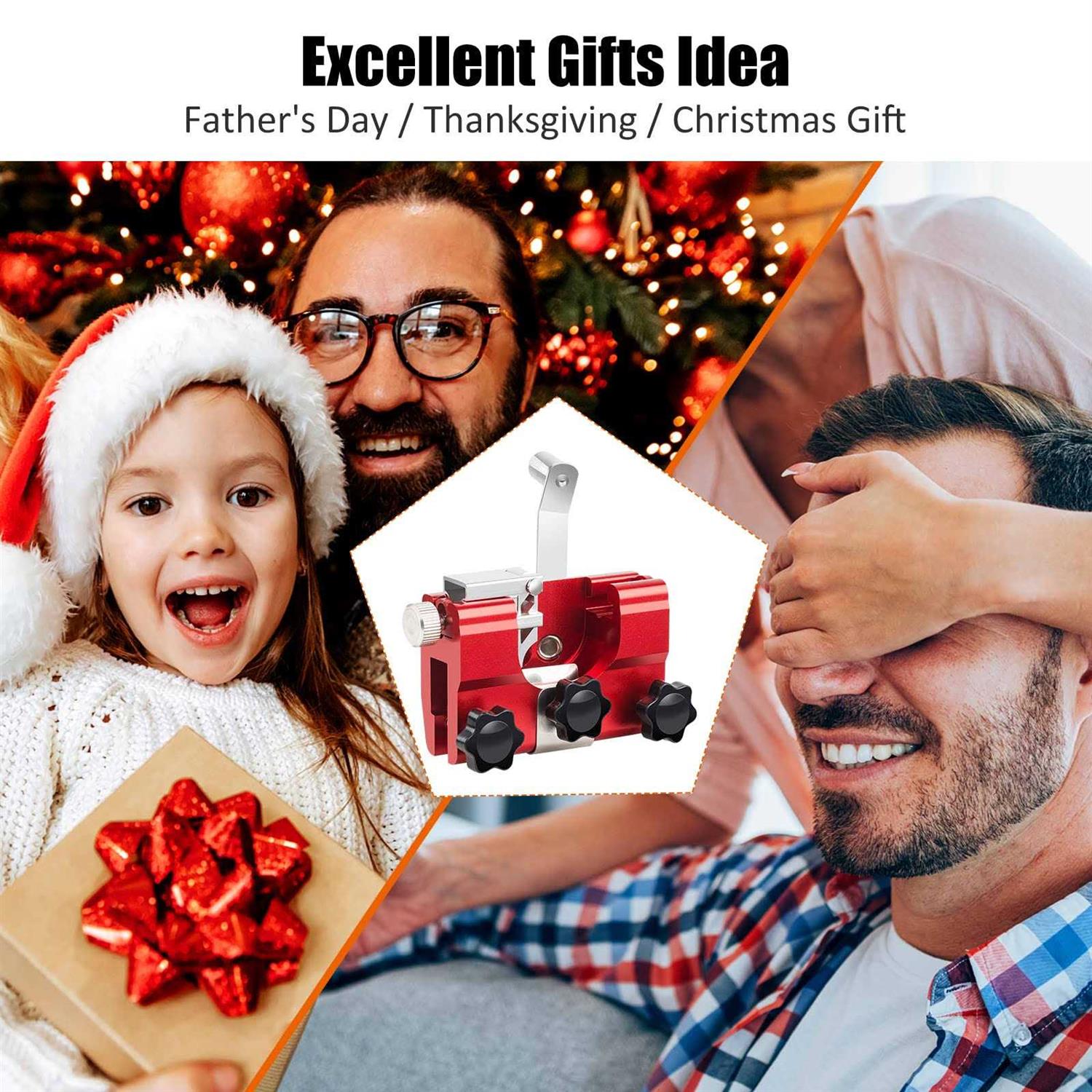 GEHUAY Chain Saw Sharpener Tool Fast Chainsaw Chain Sharpener with 3 Pawl - Cheap Fitting