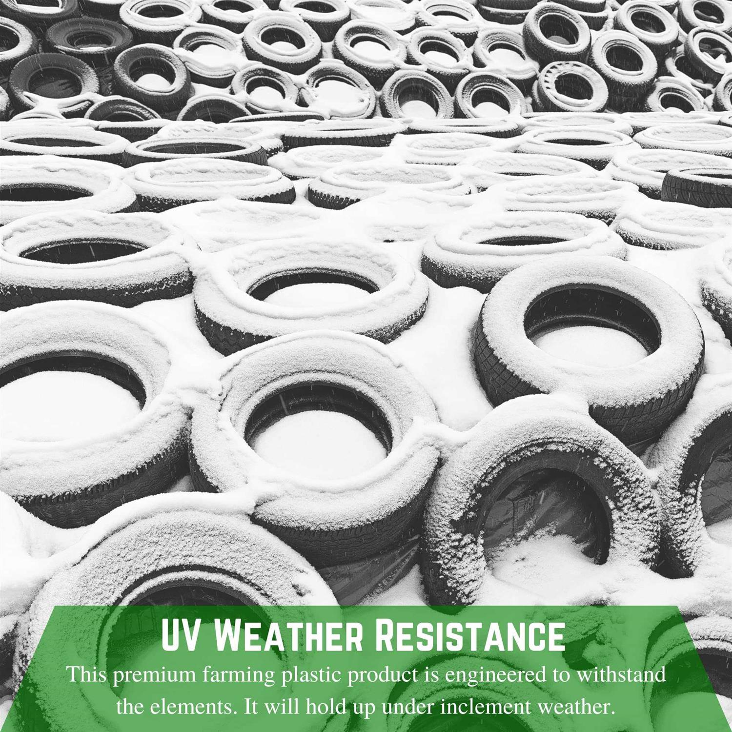 Farm Plastic Supply Silage Tarp Black/White Plastic Sheeting 5 Mil - Cheap Fitting