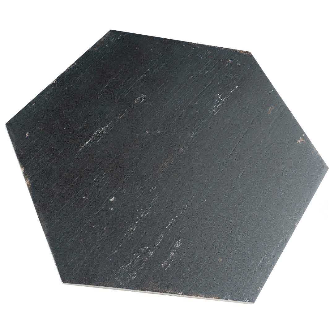 Retro Hex 14 x 16 Porcelain Wood Look Wall & Floor Tile Merola Tile - Cheap Fitting