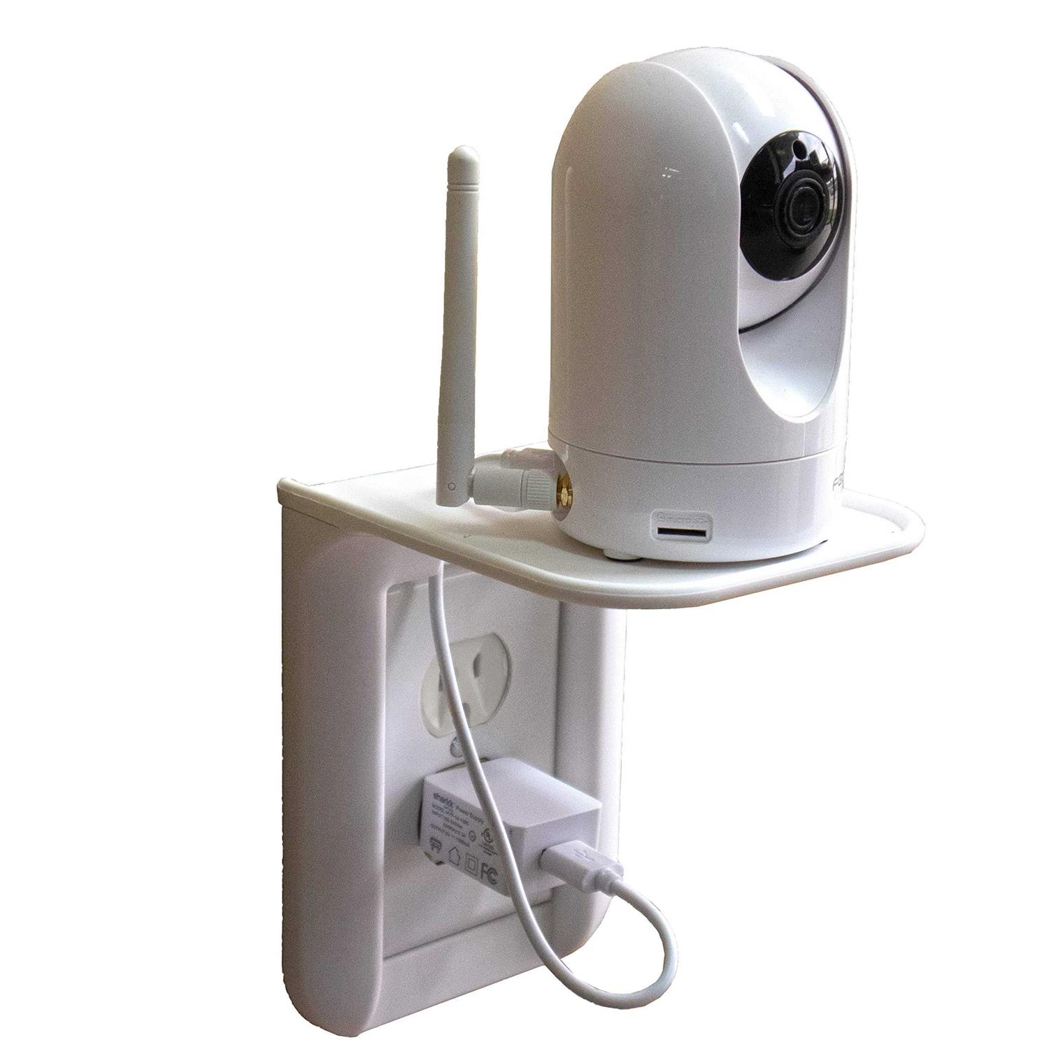 5 STAR SUPER DEALS Wall Outlet Shelf Organizer Space-Saving Socket Stand for Kitchen & Bathroom - Cheap Fitting