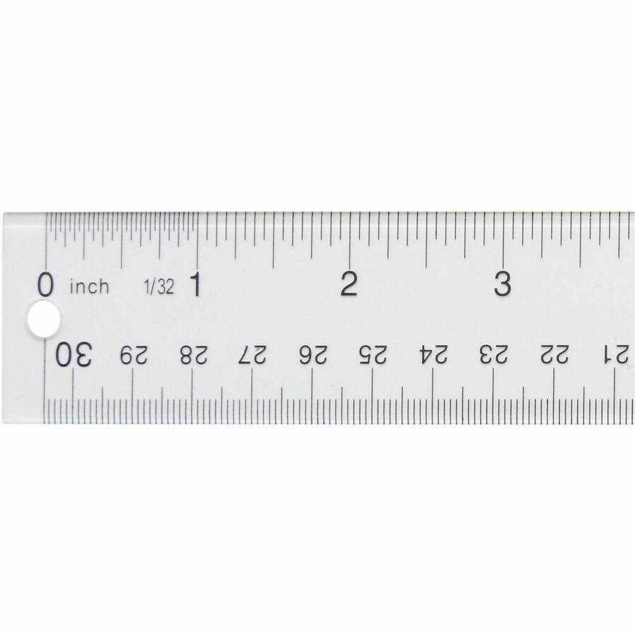 Westcott Acrylic See-Through Ruler 10562 - Cheap Fitting