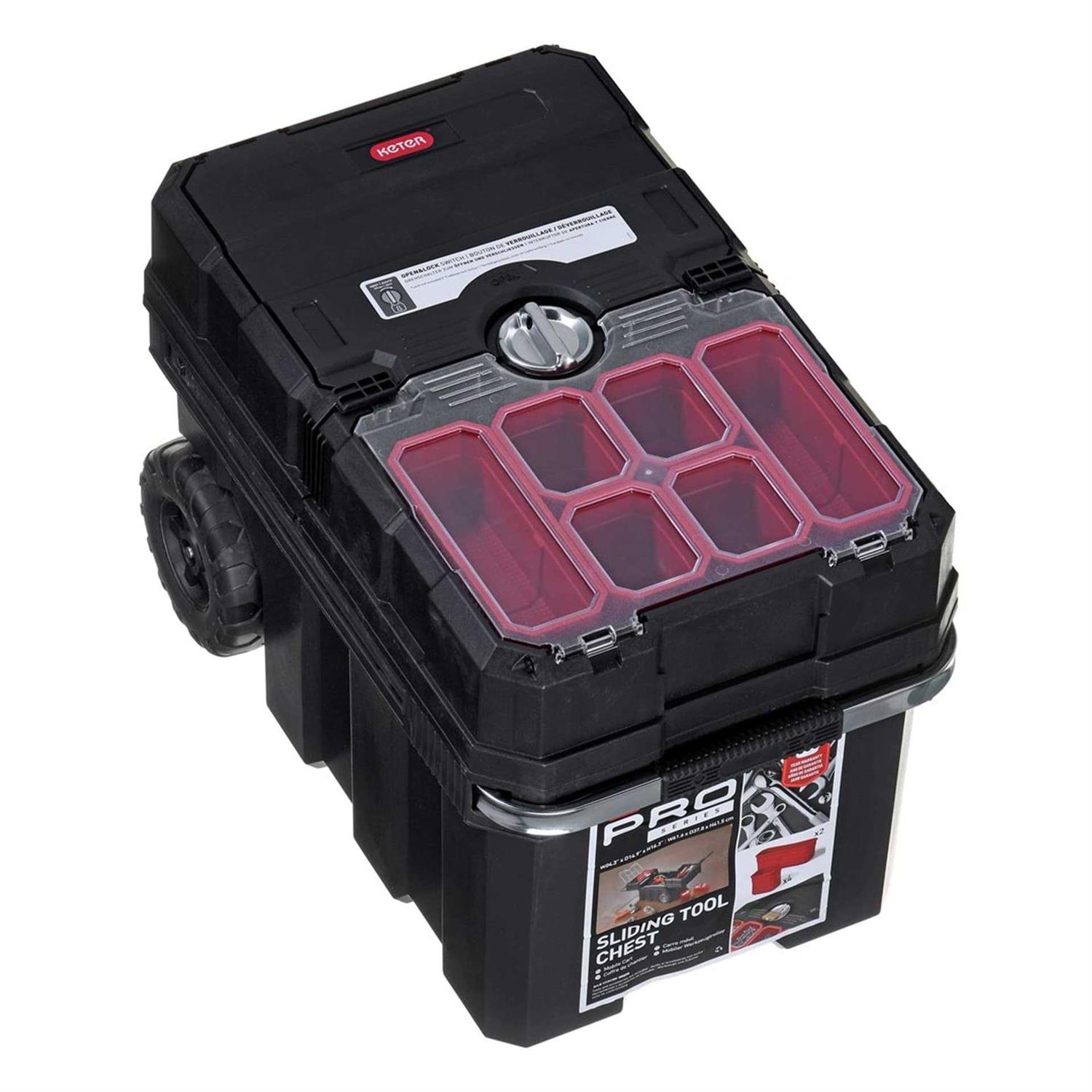 Keter 24inch Sliding Tool Chest - Cheap Fitting