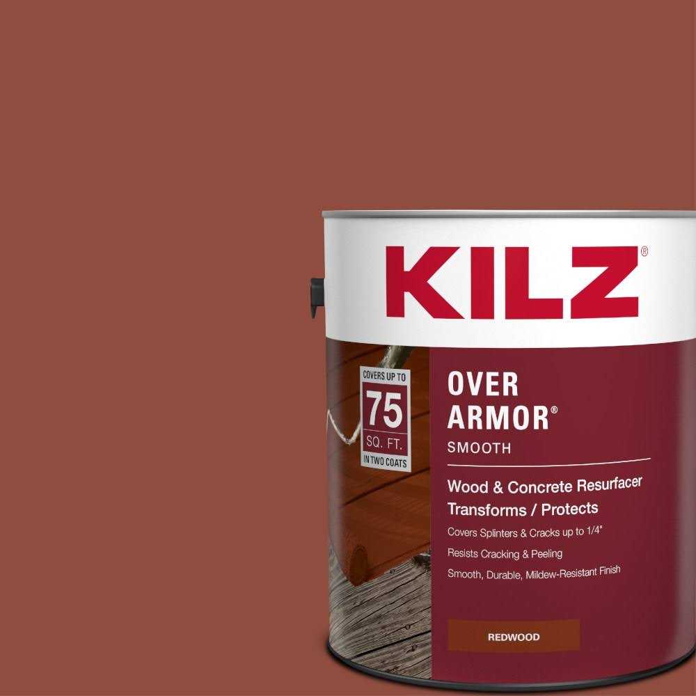 KILZ Coating Over Armor Concrete Wood - Cheap Fitting