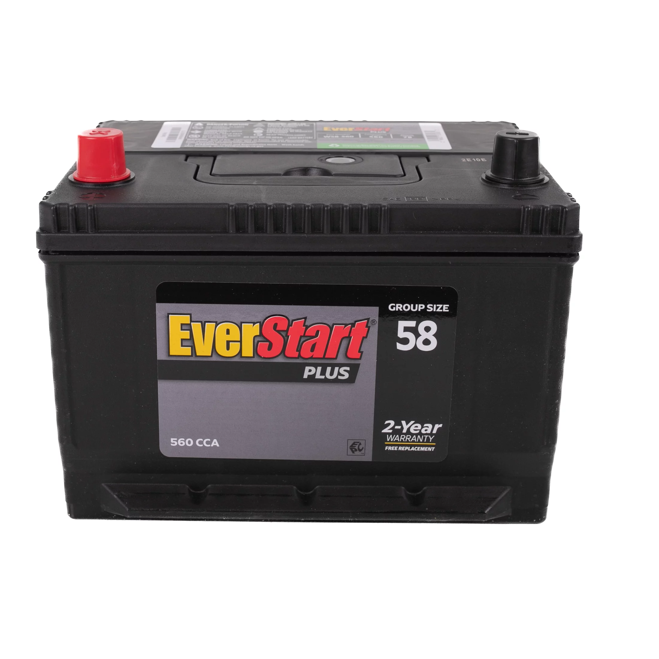 EverStart Plus Lead Acid Automotive Battery, Group Size 58 - 12 Volt 560 CCA 78 RC - Cheap Fitting
