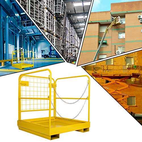 KUAFU 36*36 Forklift Safety Cage Heavy Duty Steel Forklift Man Basket - Cheap Fitting