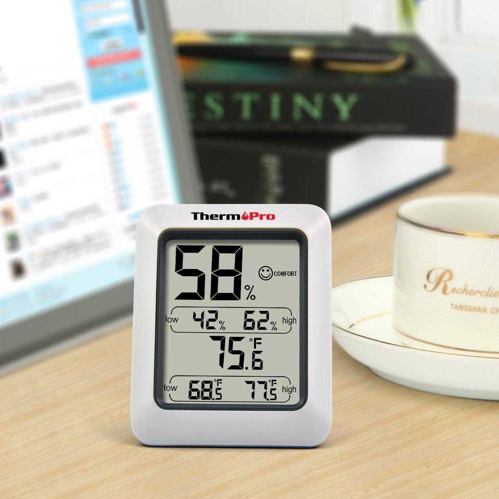 ThermoPro TP50 Digital Hygrometer Indoor Thermometer Room Thermometer and Humidity Gauge with Temperature Humidity Monitor - Cheap Fitting