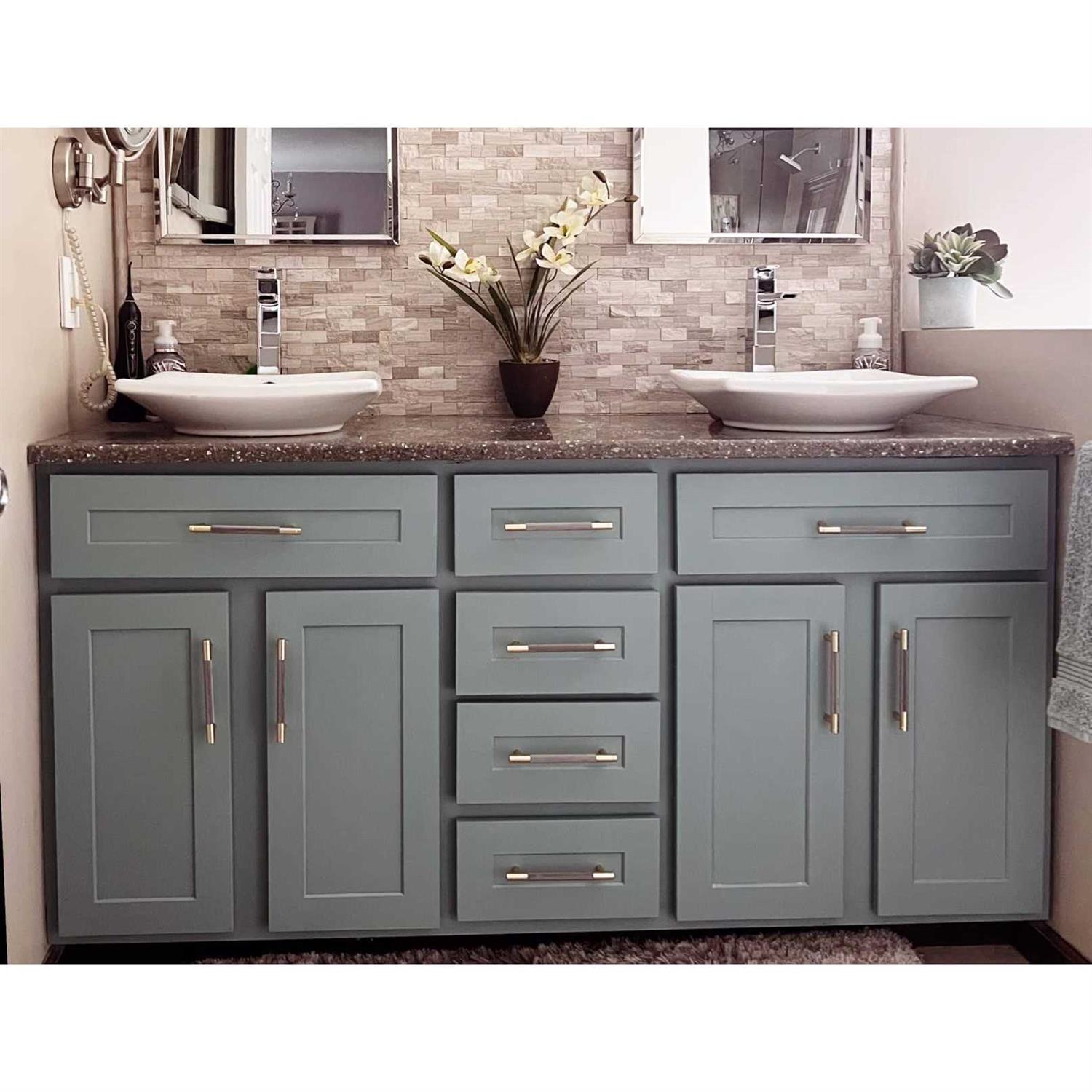 Gutuwellea Drawer 12 Pack Cabinet Handles Cabinet Pulls Aluminum Handles - Cheap Fitting