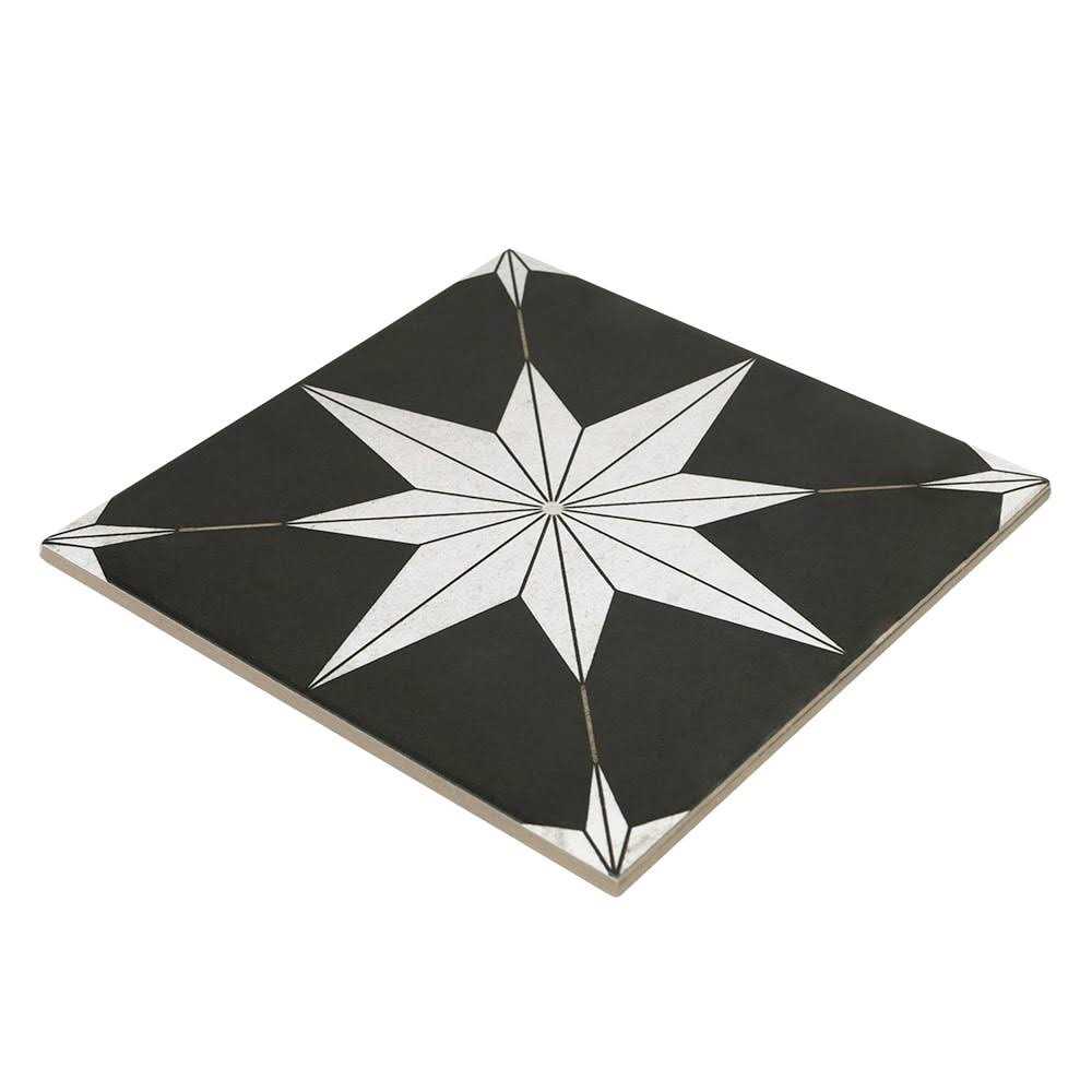Origin 21 Astro Max Star 8-in x 8-in Matte Porcelain Encaustic Floor and Wall Tile LW21102507 - Cheap Fitting