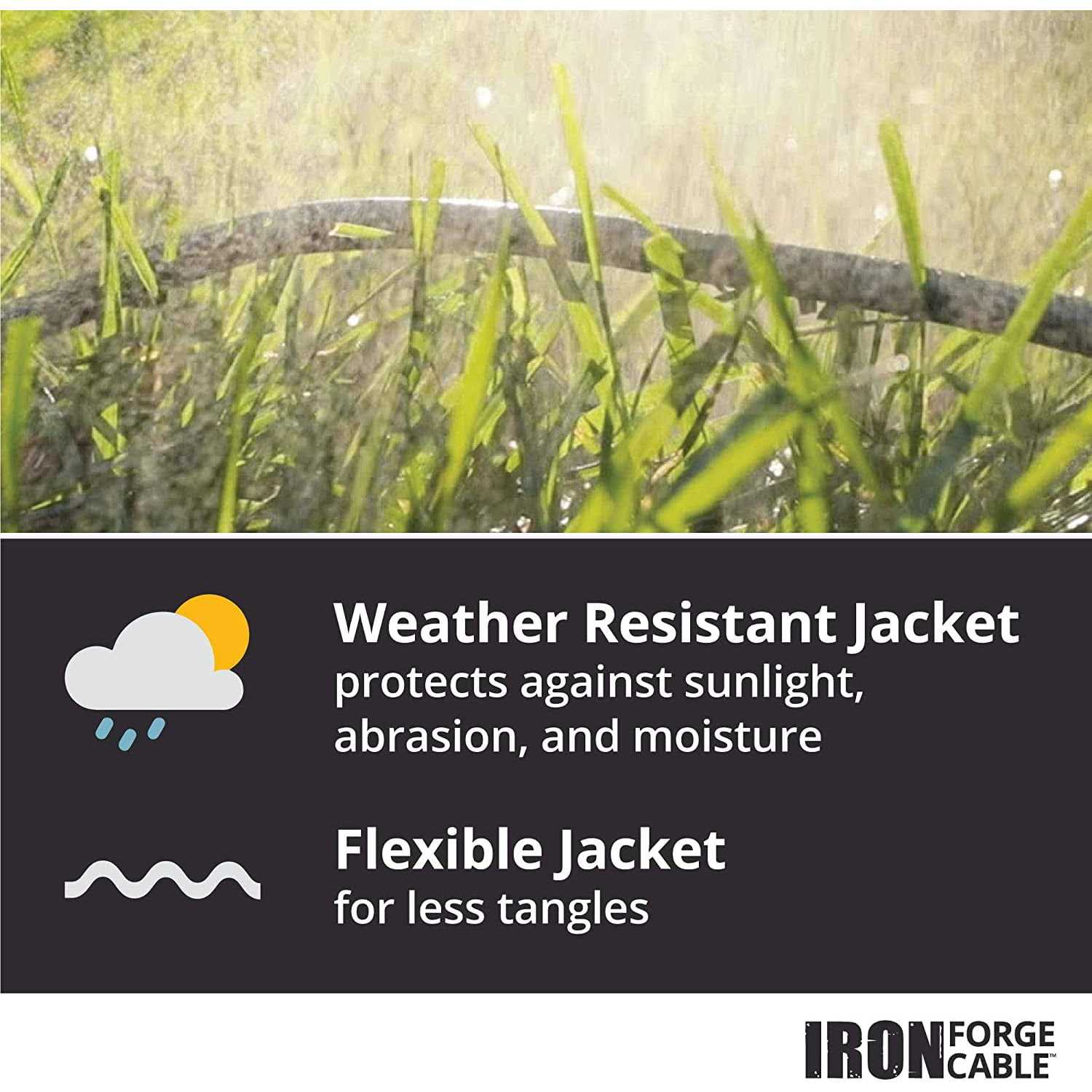 Iron Forge Cable Outdoor Extension Cord Power - Cheap Fitting