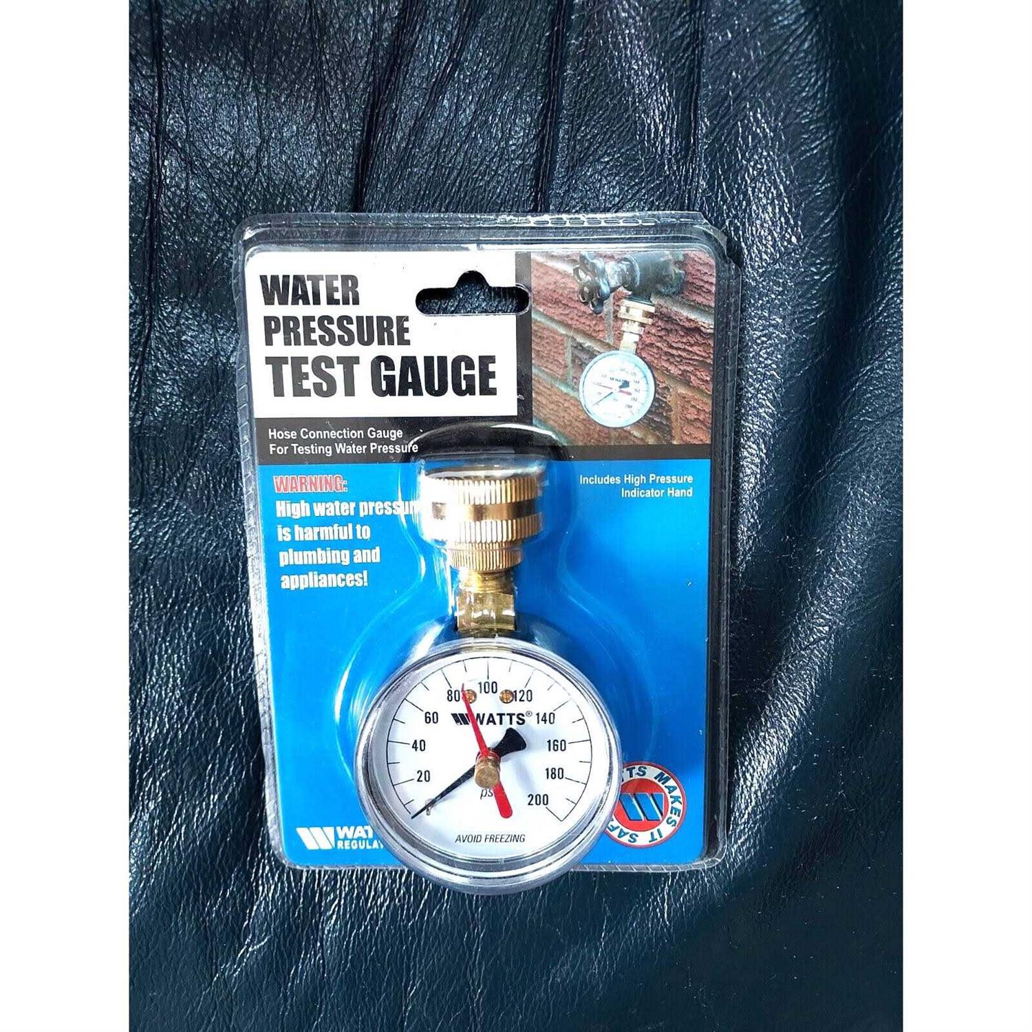 Watts 3/4 in. Plastic Water Pressure Test Gauge - Cheap Fitting
