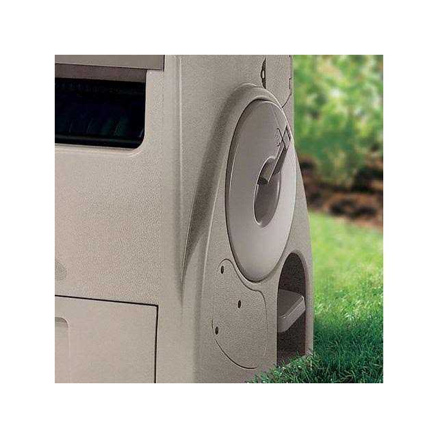 Suncast 100′ Powerwind Automatic Hose Reel - Cheap Fitting