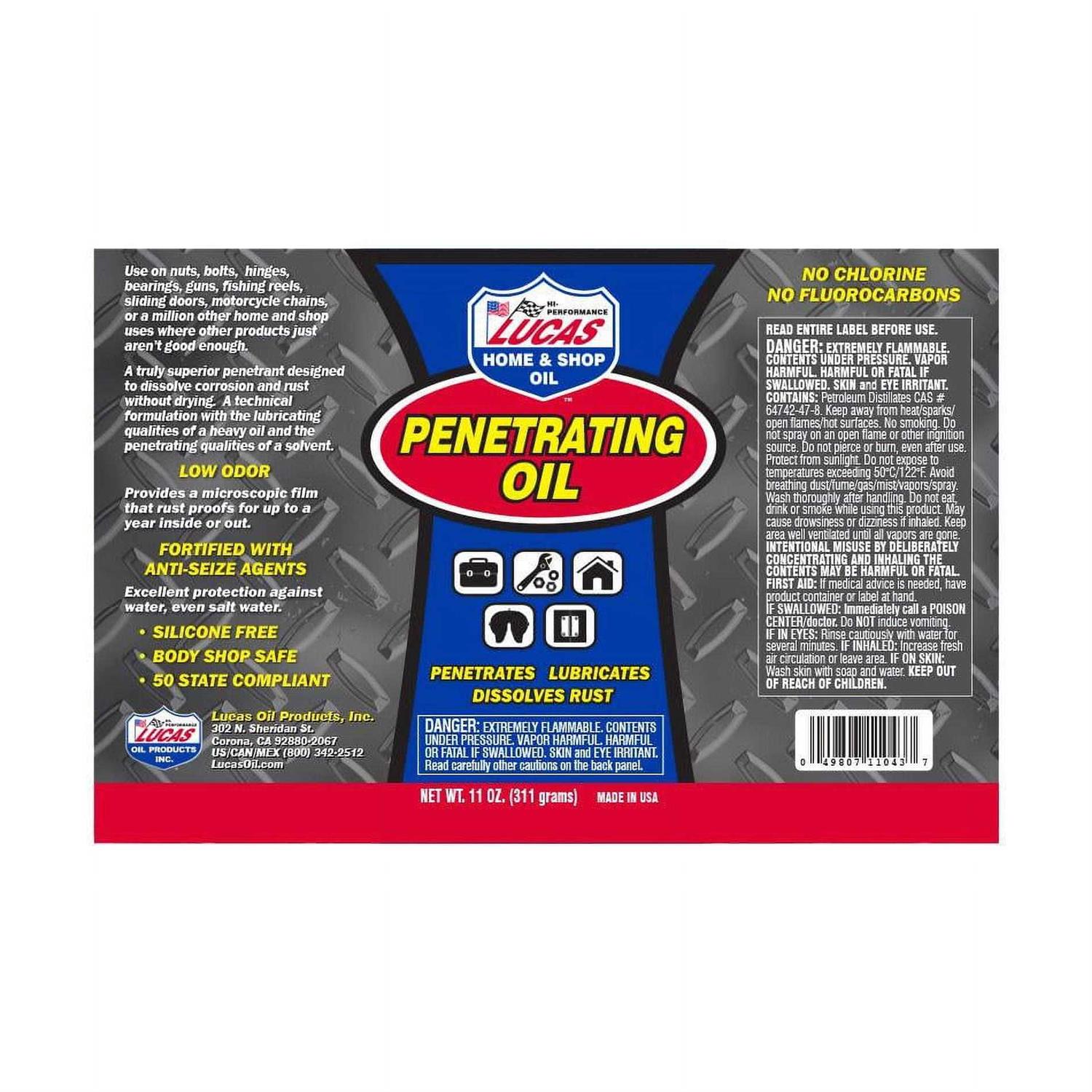 Lucas Oil 11043 Penetrating Oil - Cheap Fitting