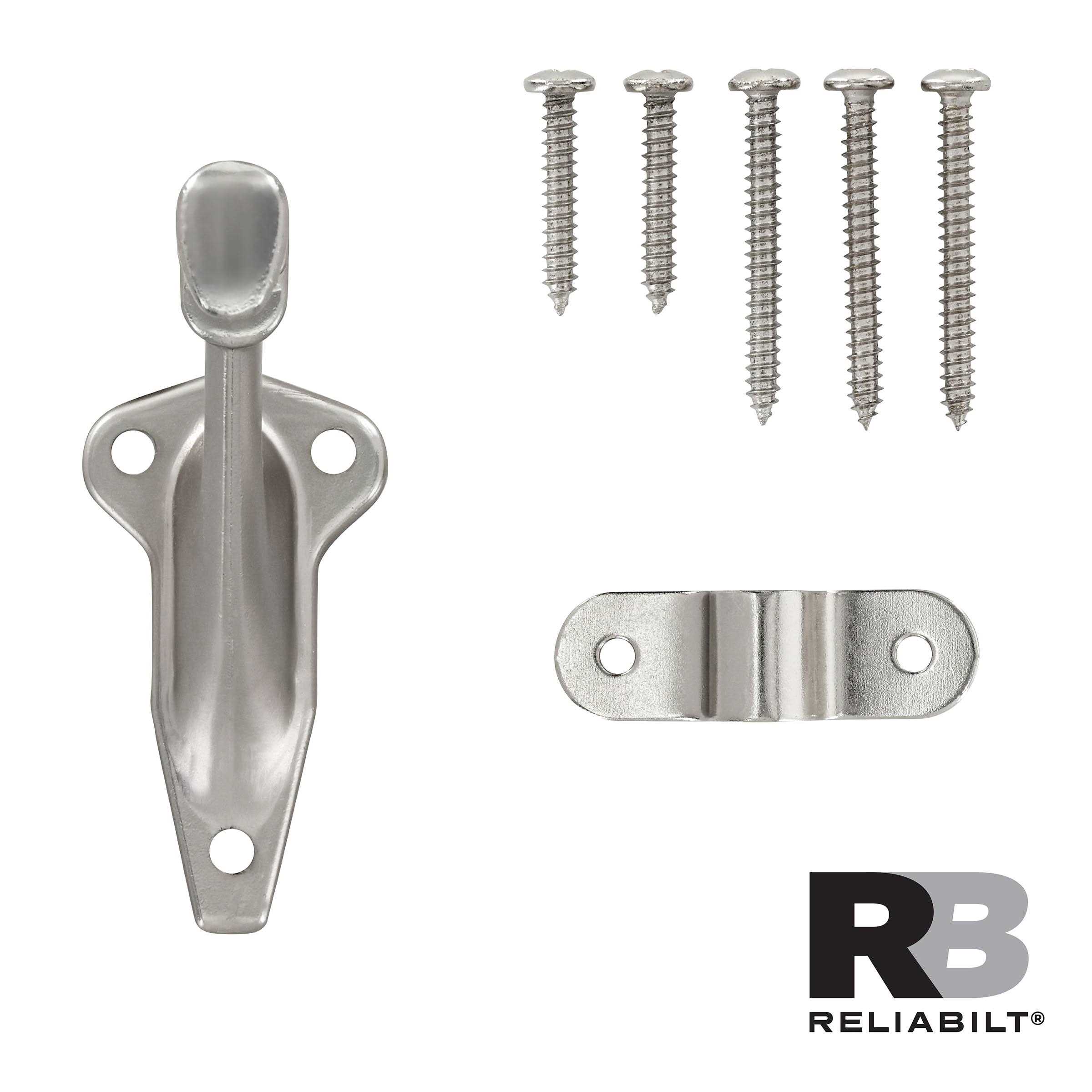 RELIABILT 1.312-in x 3-in Satin Nickel Finished Aluminum Handrail Bracket 605962 - Cheap Fitting