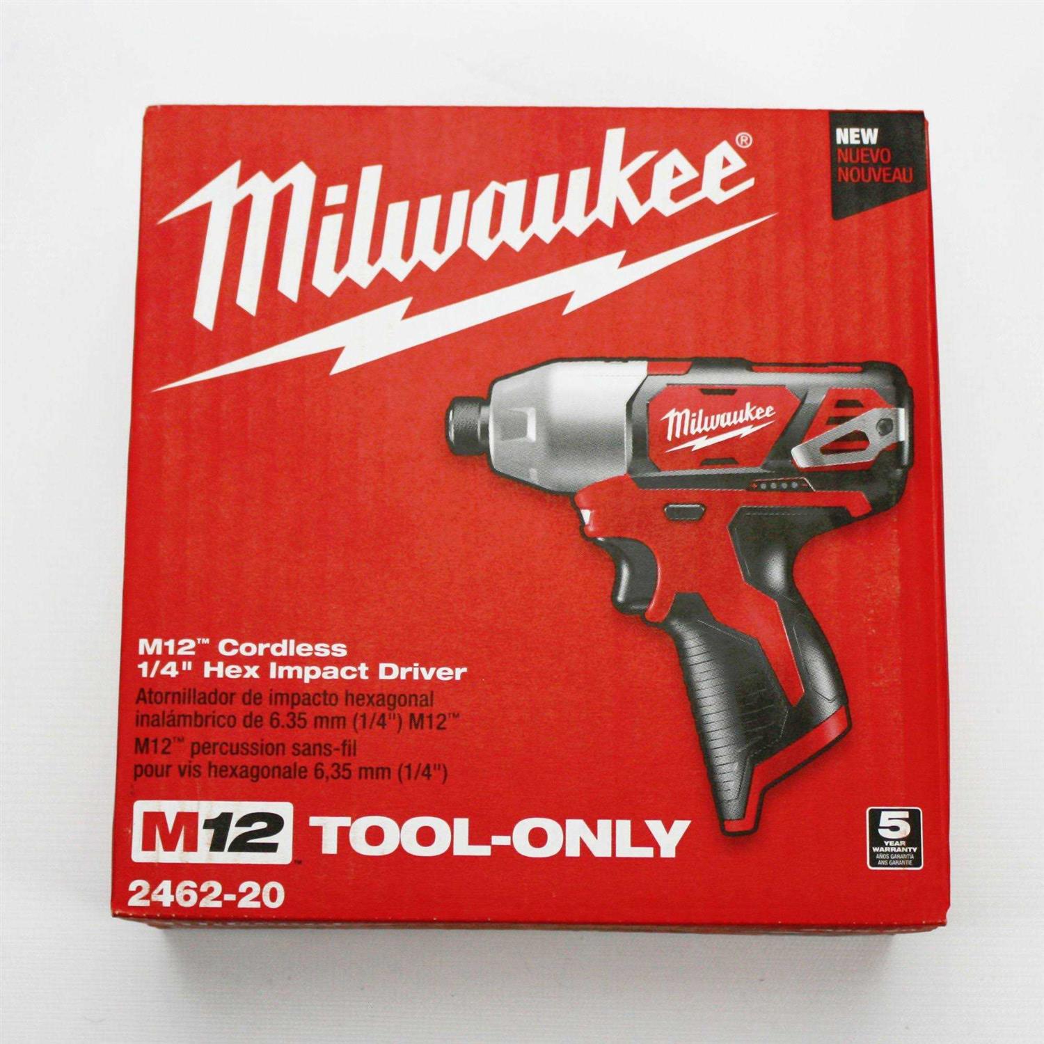 Milwaukee 2462 M12 Impact Driver - Cheap Fitting