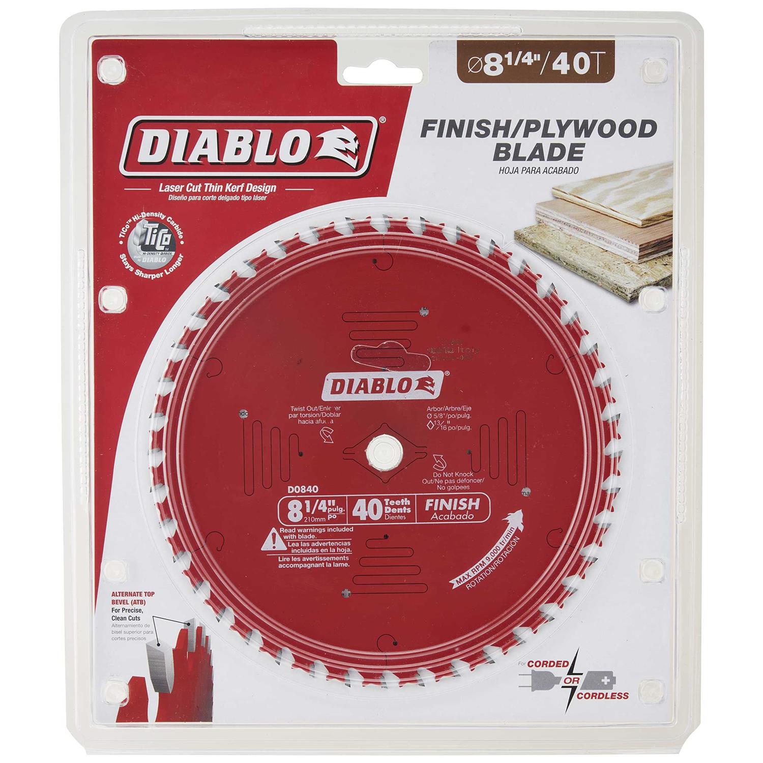 Diablo Saw Blade D0840X - Cheap Fitting