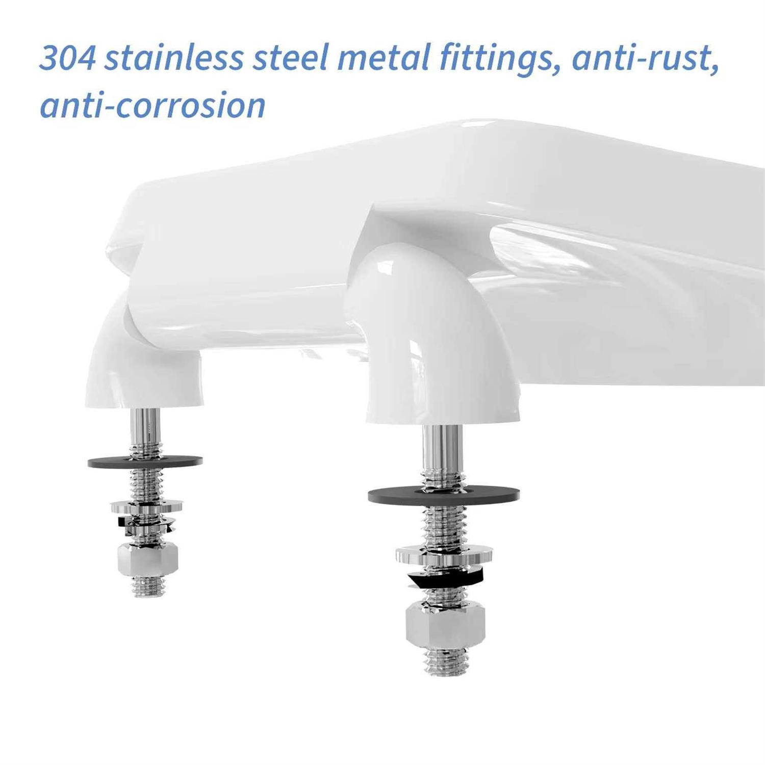 CcBello Commercial Heavy Duty Open Front Toilet Seat Without Cover - Cheap Fitting