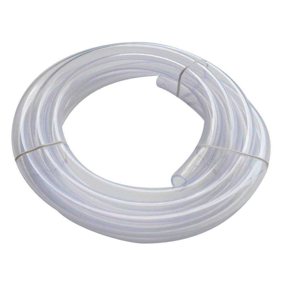 Everbilt 5/8 in. O.D. x 1/2 in. I.D. x 10 ft. Clear PVC Vinyl Tube - Cheap Fitting