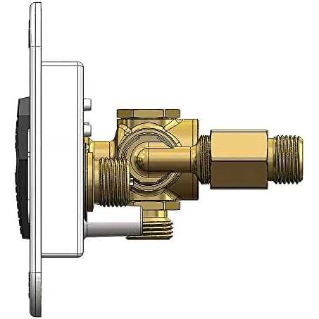 ABCO RV MANRV101-RF RV Water Service Panel with 4 Function, 3 Position Low Lead Brass Valve Supply for Tank Filling and Maintenance - Cheap Fitting