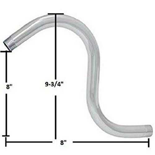 Ez-Flo S Shape Shower Arm and Flange 15054 - Cheap Fitting