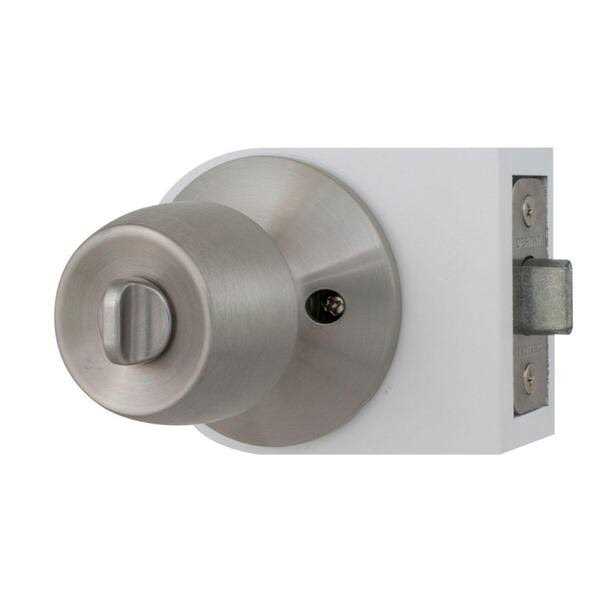 Defiant Brandywine Stainless Steel Bed and Bath Door Knob - Cheap Fitting