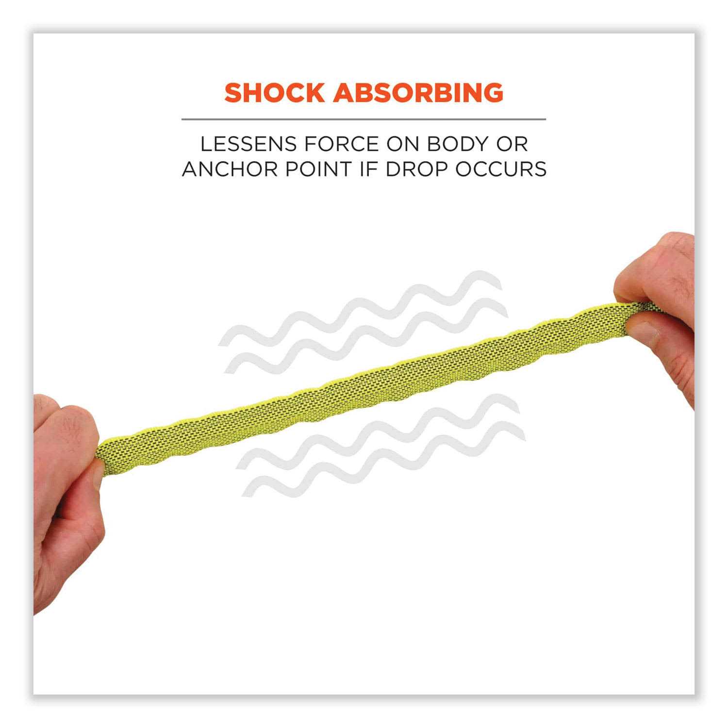 Ergodyne 3100 Squids Single Carabiner Tool Lanyard - Cheap Fitting