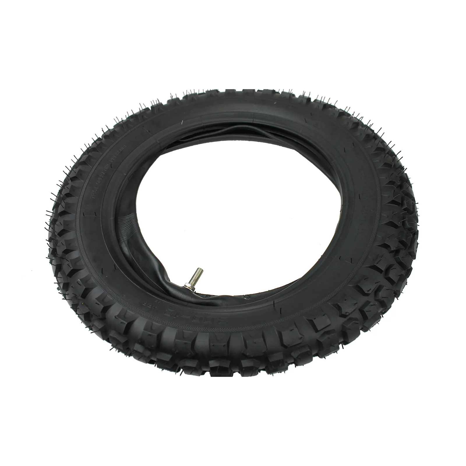 Knobby Tire with Inner Tube 3.00-12 Front or Rear Trail Off Road Dirt Bike Motocross Pit XR CRF 50 - Cheap Fitting