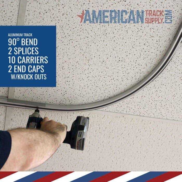 Aluminum Ceiling Track Bend - Cheap Fitting