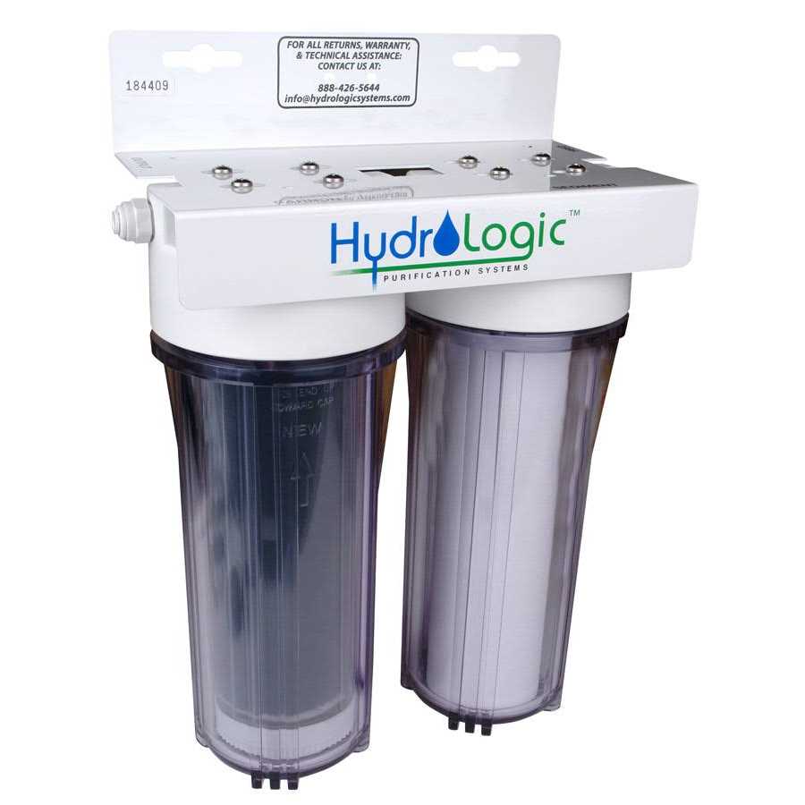 Hydro Logic Small Boy De-Chlorinator & Sediment Filter - Cheap Fitting