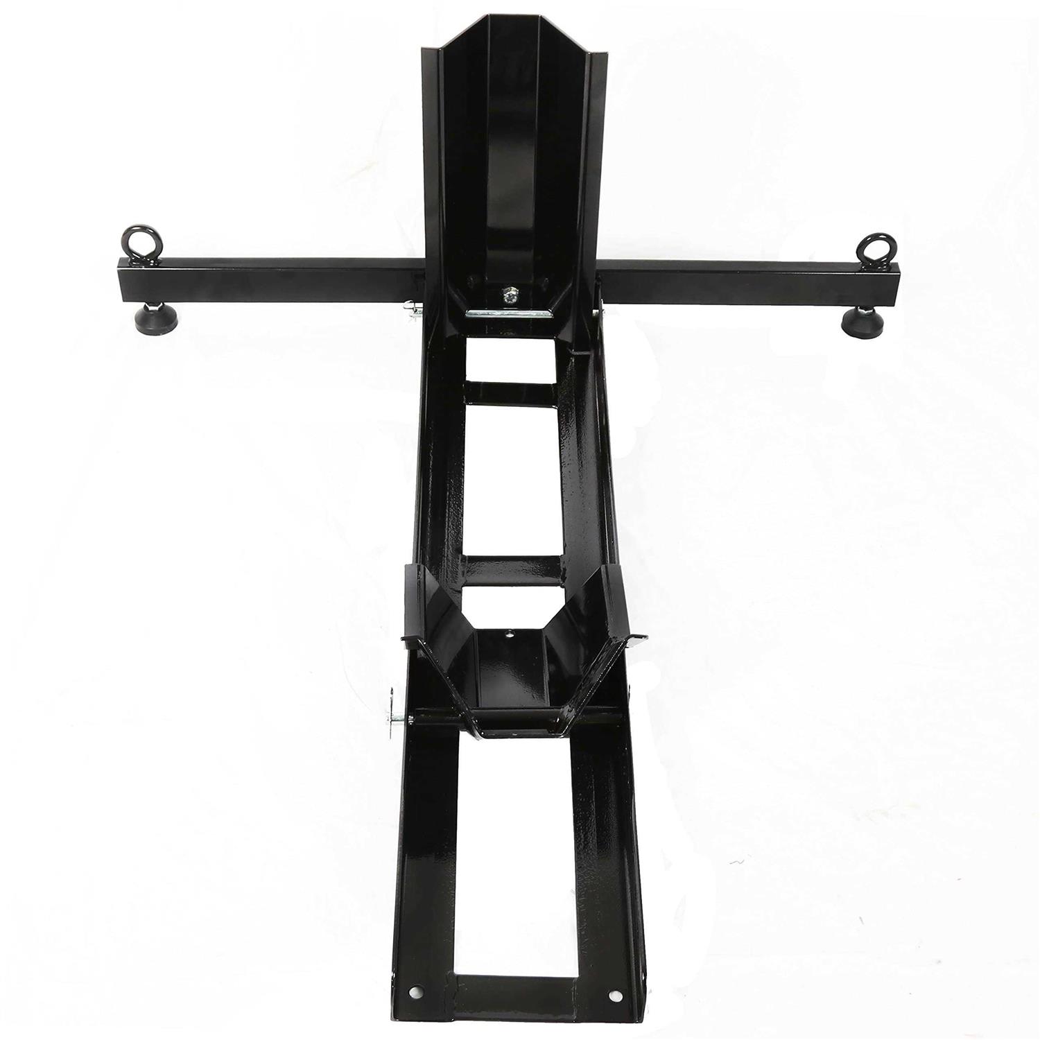 7BLACKSMITHS Adjustable Motorcycle Stand Wheel Chock Upright 1800lbs Capacit Heavy Duty Motorcycle Wheel Chock - Cheap Fitting