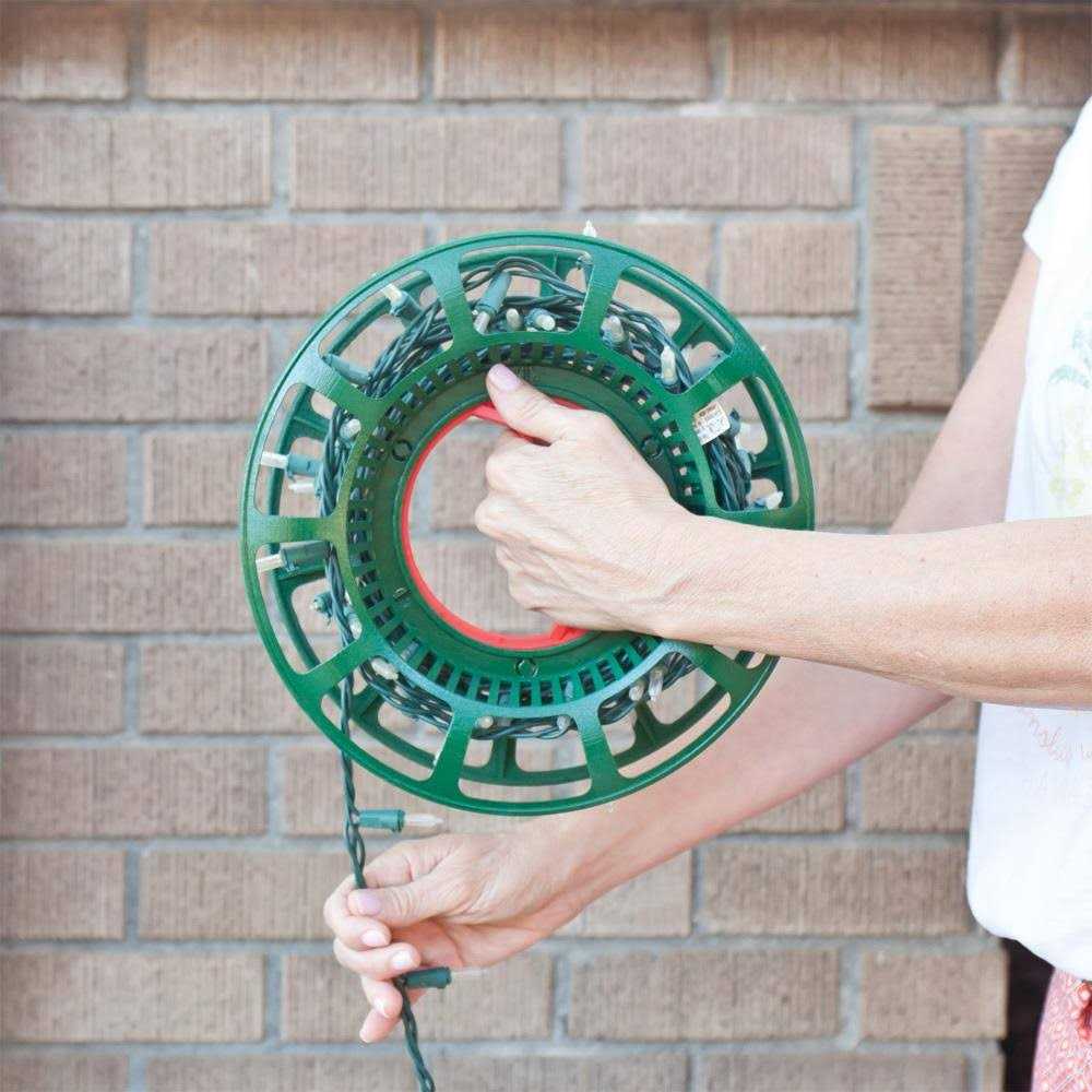 At Home 4-Count Assembled Light Reels with Spinning Handle - Cheap Fitting