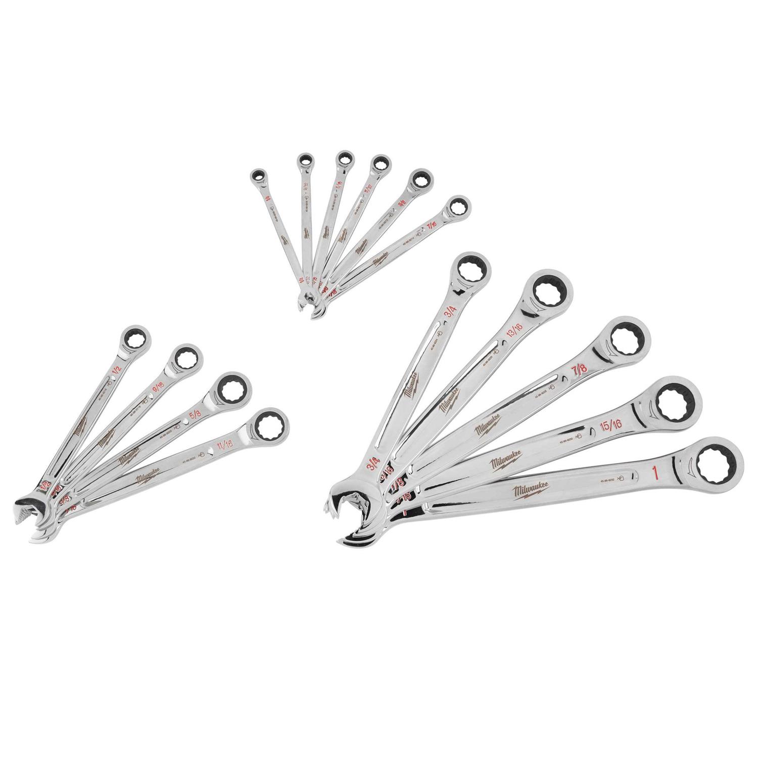 Milwaukee Combination Ratcheting Wrench Set 48-22-9416 - Cheap Fitting