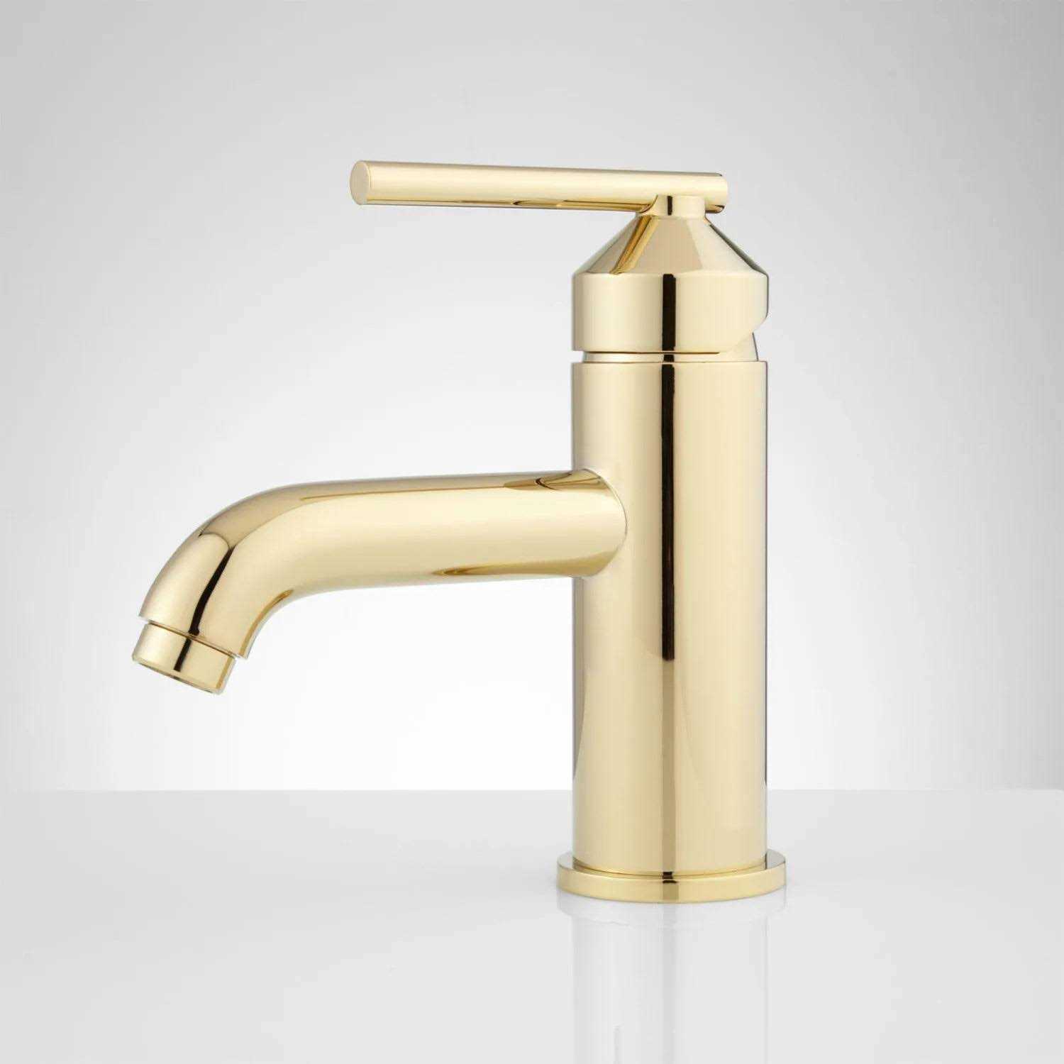 Signature Hardware 924582 Engle Single Hole Bathroom Faucet with Pop-Up Drain Assembly 389495 - Cheap Fitting