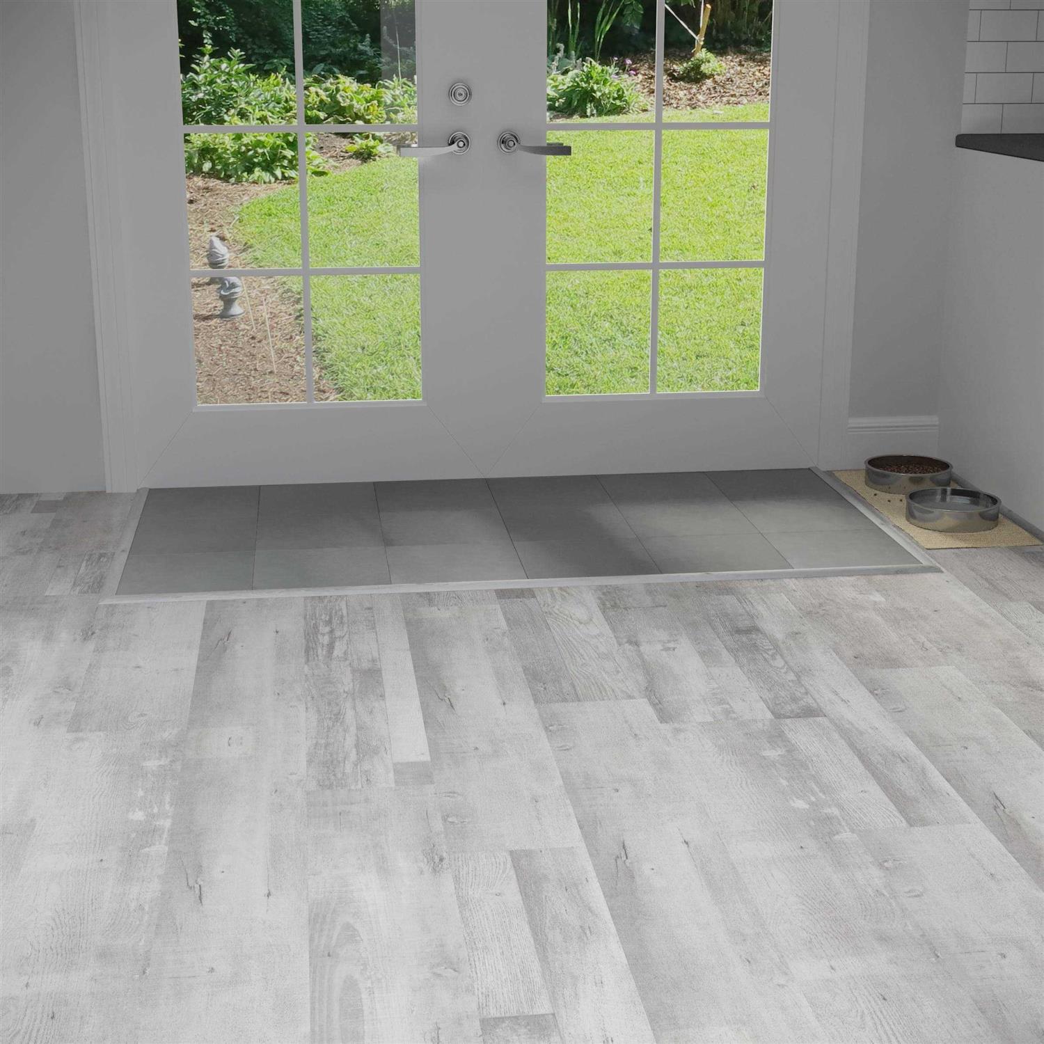 Cali Classic 0.53-in T x 1.31-in W x 72.83-in L Vinyl Reducer - Cheap Fitting