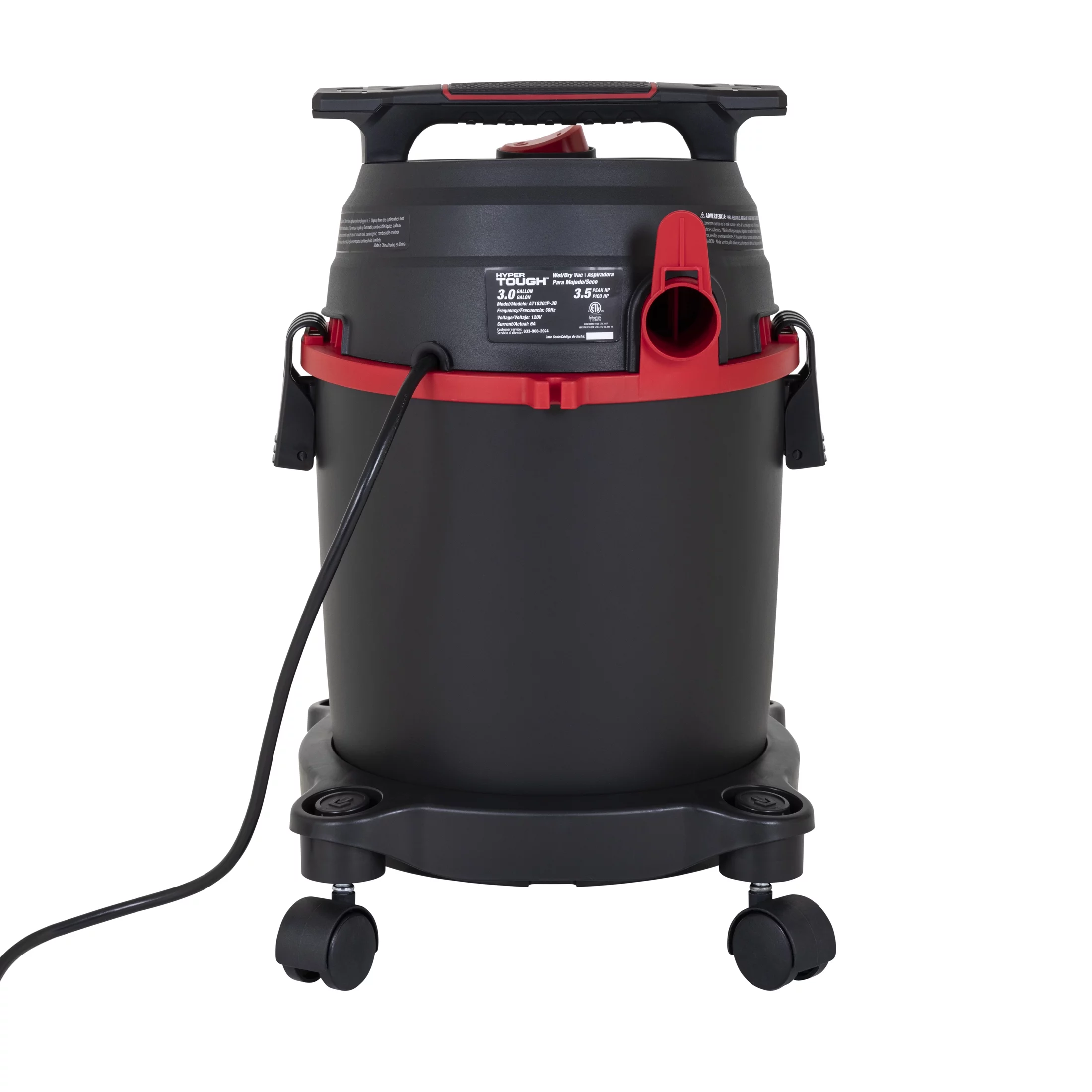 Hyper Tough 3 Gallon Wet Dry Vac - Cheap Fitting