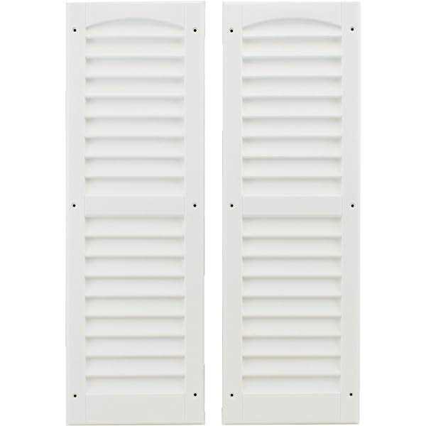 Shed Windows and More Louvered Shed Shutter or Playhouse Shutter - Cheap Fitting