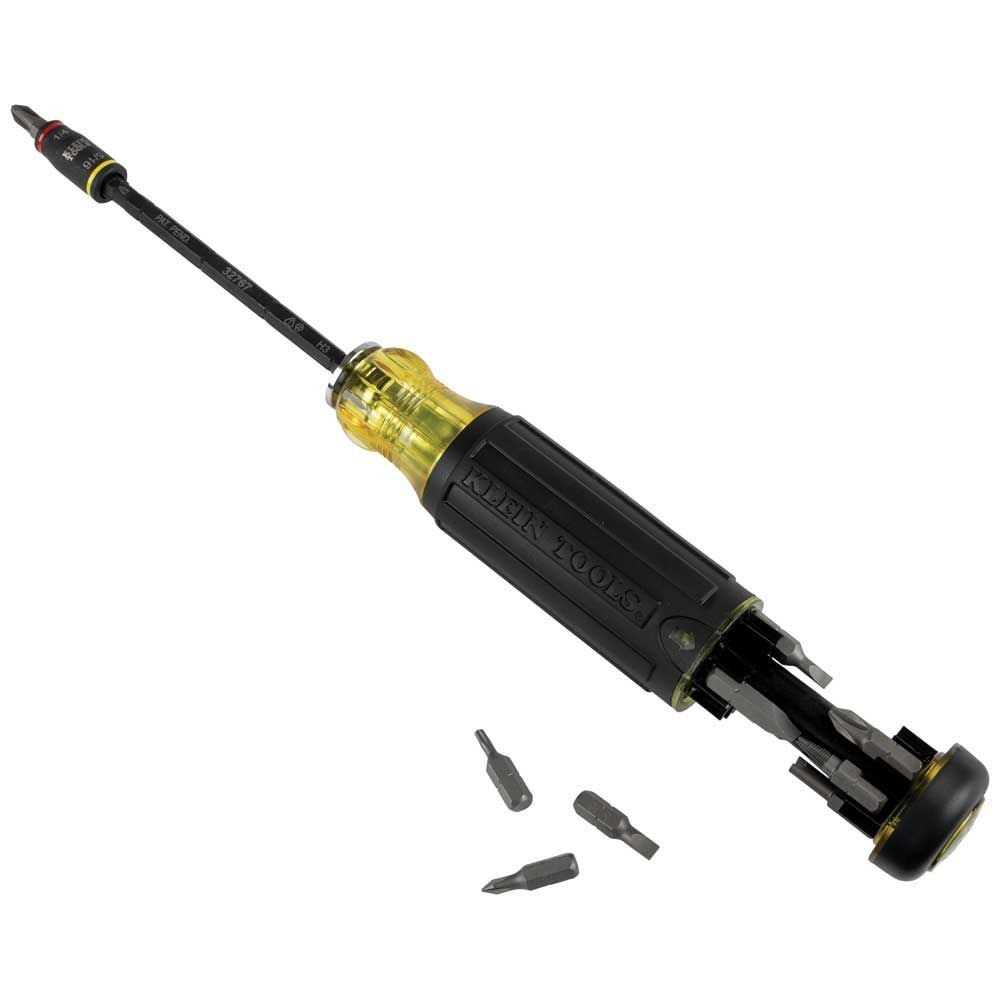 Klein Tools 14-in-1 HVAC Adjustable Length Impact Screwdriver with Flip Socket 32304 - Cheap Fitting