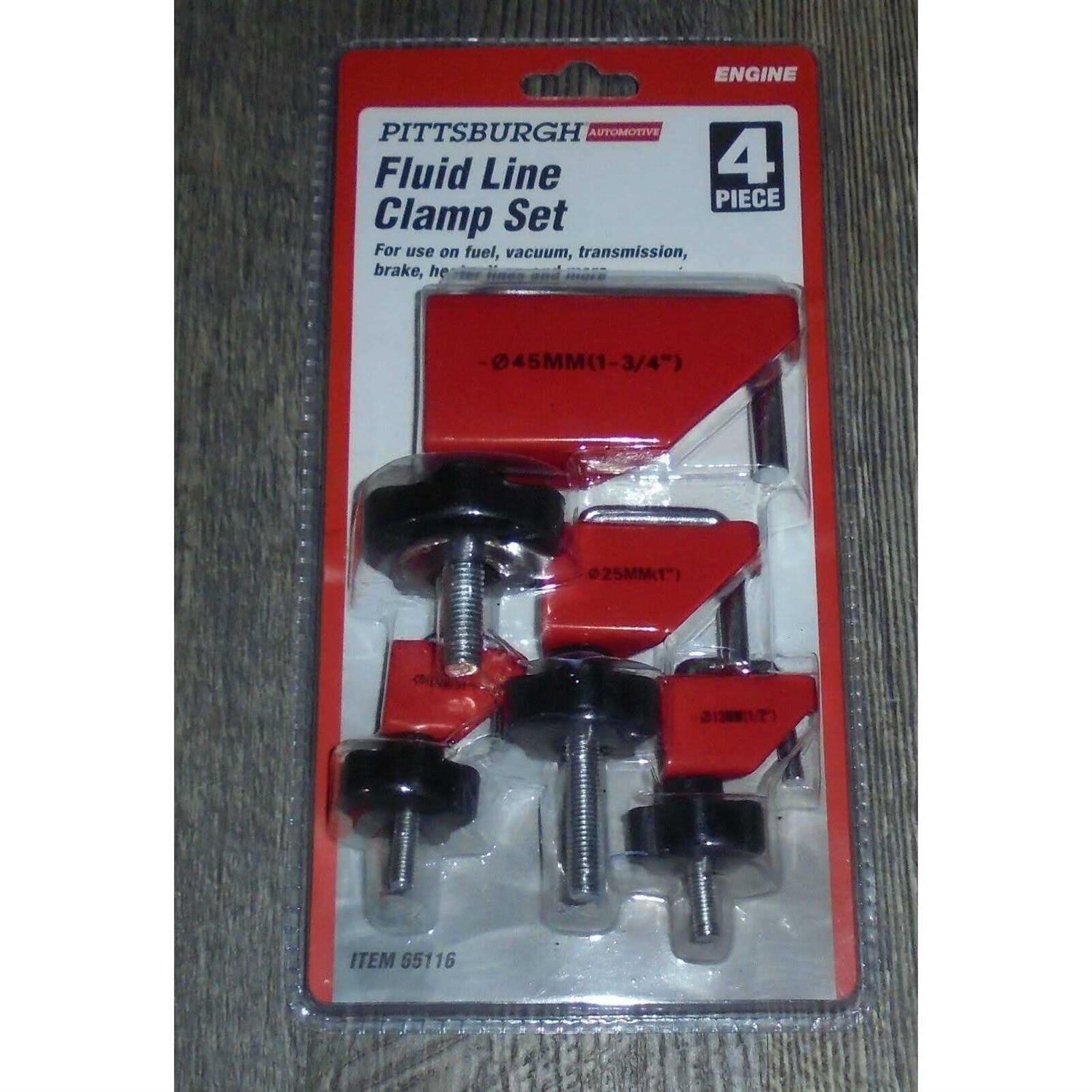 Pittsburgh Automotive Fluid Line Clamp Set - Cheap Fitting