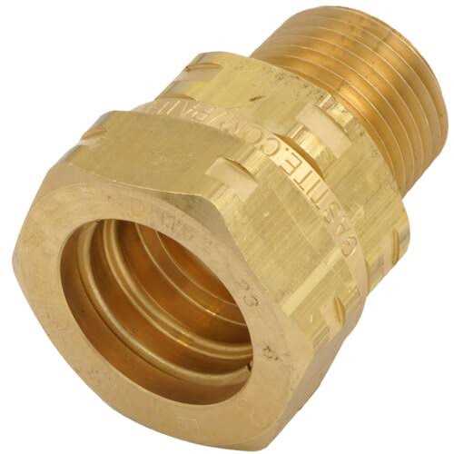Gastite XR3FTG-8 1/2 Straight Fitting x 1/2 Male NPT - Cheap Fitting