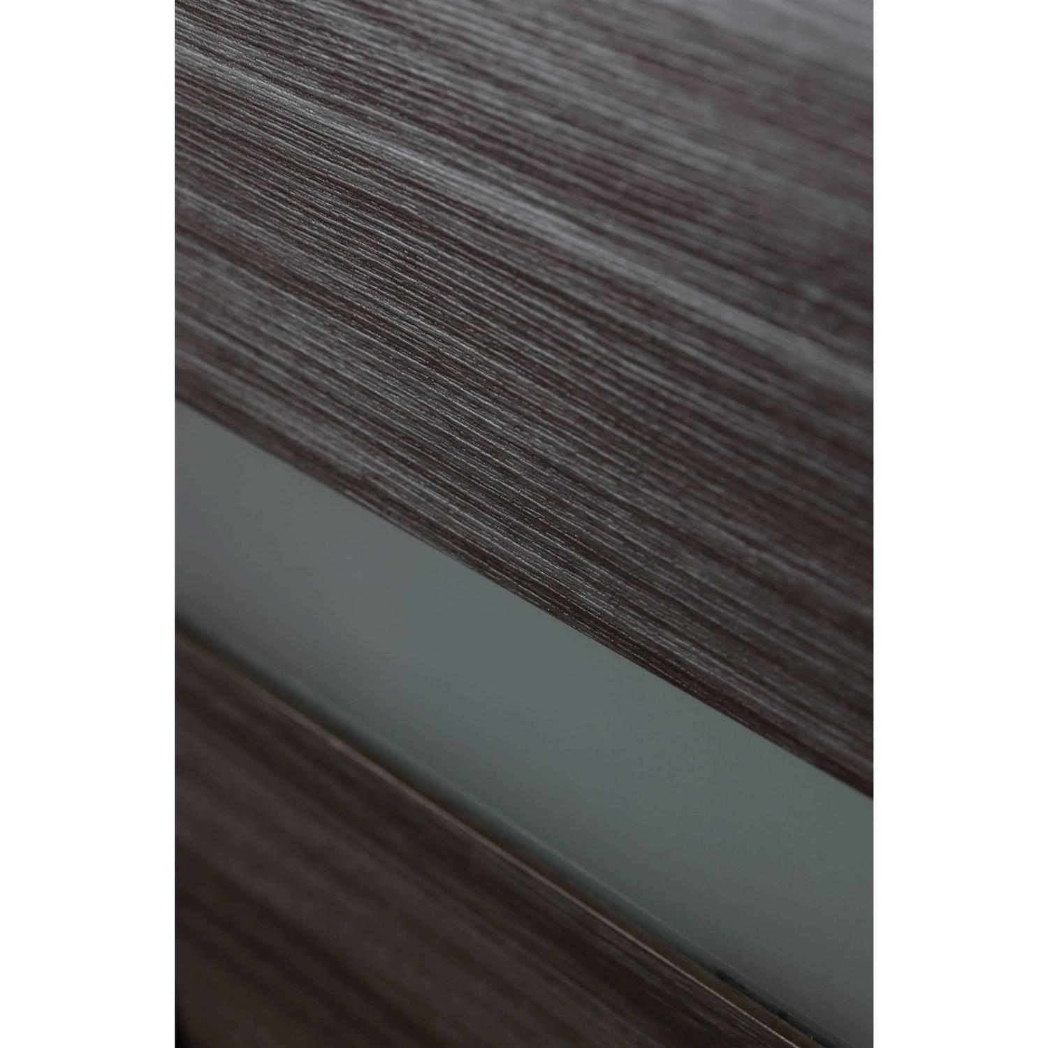 Paneled Manufactured Wood and Glass Leora Standard Door Belldinni Finish/Color - Cheap Fitting