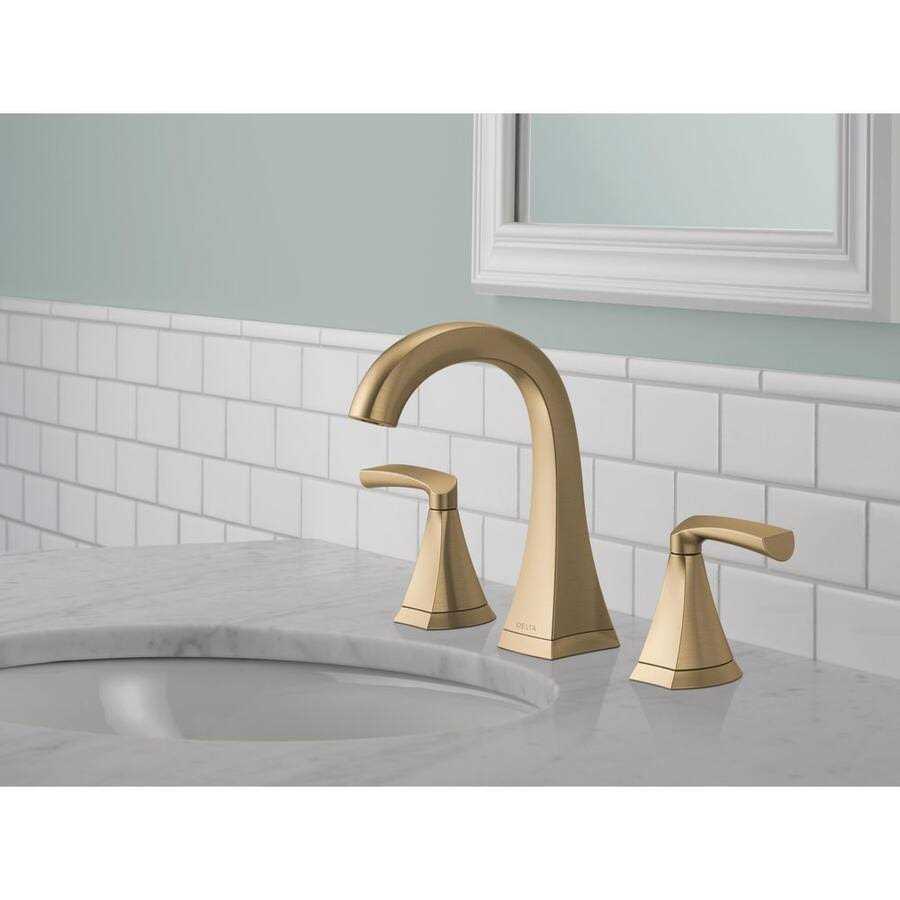 Delta Pierce Two Handle Widespread Bathroom Faucet - Cheap Fitting
